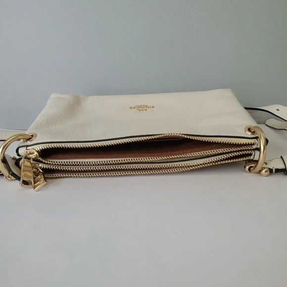 Coach Cream Leather Crossbody Bag - Picture 7 of 10